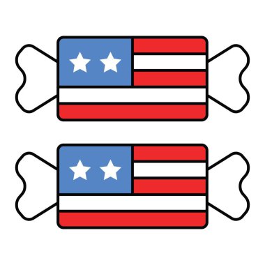 Şekerleme vektörü, Birleşik Devletler Bağımsızlık Günü simgesi