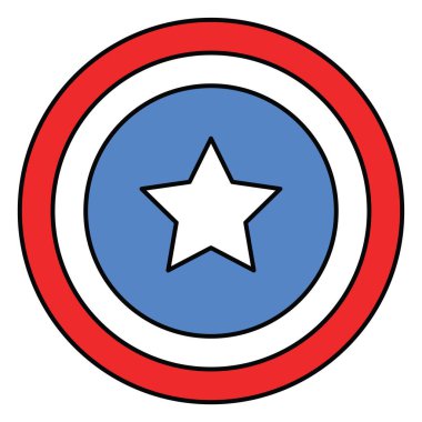 Kalkan vektörü, Birleşik Devletler Bağımsızlık Günü simgesi