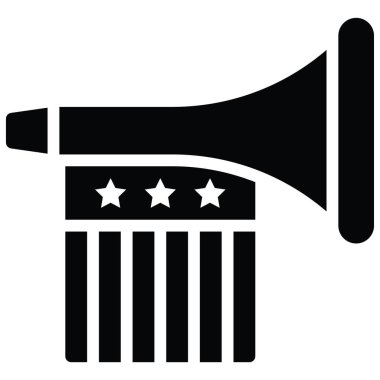 Trompet vektörü, Birleşik Devletler Bağımsızlık Günü simgesi