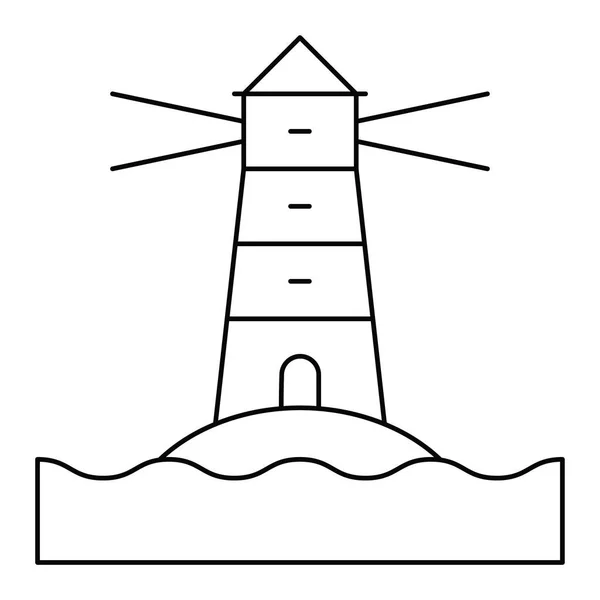 Leuchtturm Symbol Vektor Illustration Zum Sommerschlussverkauf — Stockvektor
