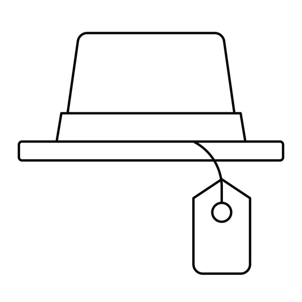 Sun Kalap Ikon Nyári Eladó Kapcsolódó Vektor Illusztráció — Stock Vector