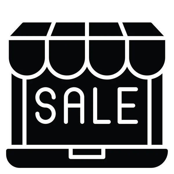 Laptop Sale Icon Summer Sale Related Vector Illustration — 스톡 벡터