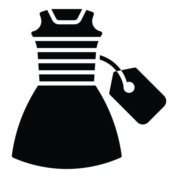 Φόρεμα Εικονίδιο Καλοκαίρι Πώληση Σχετική Διανυσματική Απεικόνιση — Διανυσματικό Αρχείο