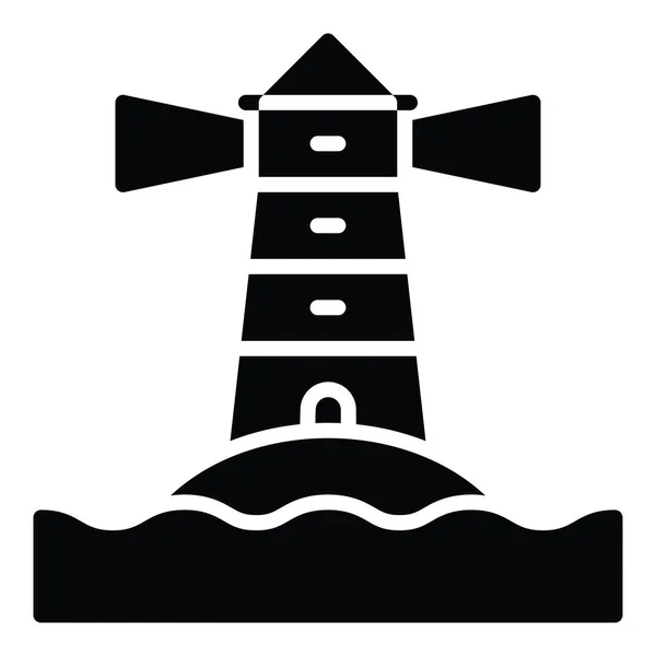 Leuchtturm Symbol Vektor Illustration Zum Sommerschlussverkauf — Stockvektor