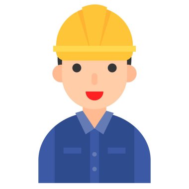  simge, meslek ve işle ilgili vektör çizimi