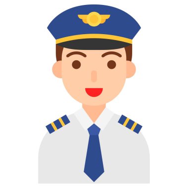 Mürettebat simgesi, meslek ve işle ilgili vektör çizimi