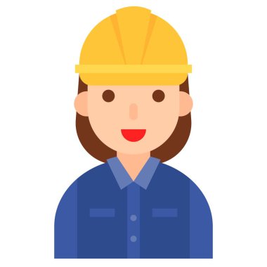  simge, meslek ve işle ilgili vektör çizimi