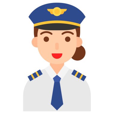 Mürettebat simgesi, meslek ve işle ilgili vektör çizimi