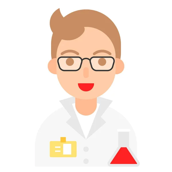 Scientist icon, profession and job related vector illustration