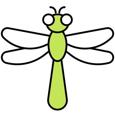 Yusufçuk simgesi, yaz tatili illüstrasyonuyla ilgili