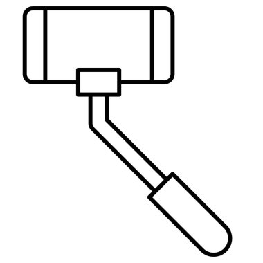 Selfie çubuğu simgesi, Yaz tatili illüstrasyonu