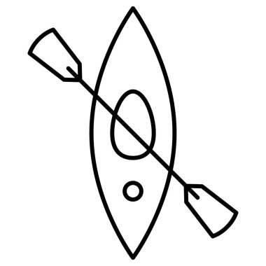 Kano simgesi, Yaz tatili vektör illüstrasyonu