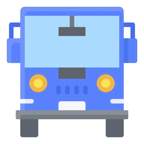 Icône Bus Illustration Vectorielle Liée Aux Vacances Été — Image vectorielle