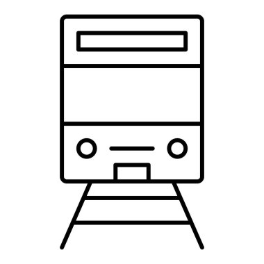 Tren simgesi, Yaz tatili vektör illüstrasyonu