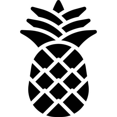 Ananas simgesi, yaz tatili illüstrasyonuyla ilgili