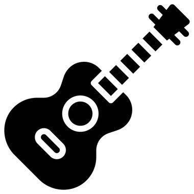 String enstrüman simgesi, yaz tatili illüstrasyonuyla ilgili