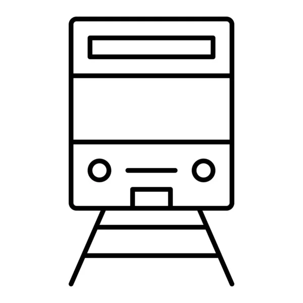 Zugsymbol Vektor Illustration Den Sommerferien — Stockvektor