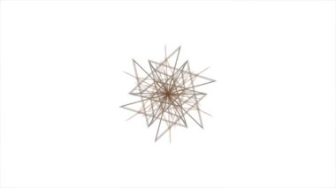 Şekillendirilmiş kar tanelerinin bilgisayar tarafından oluşturulan animasyonu 