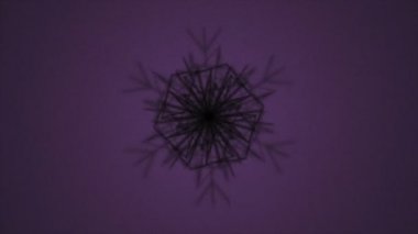 Şekillendirilmiş kar tanelerinin bilgisayar tarafından oluşturulan animasyonu 