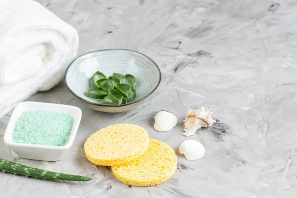 Ingredientes Naturales Exfoliante Casero Crema Máscara Del Cuerpo Con Miel — Foto de Stock