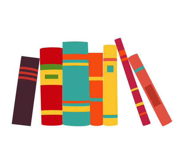 Vector book Icon. Books in various angles