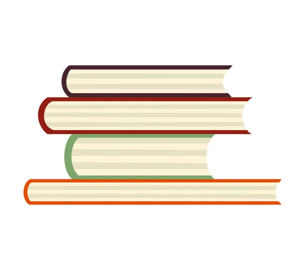 Icono de libro vectorial. Libros en varios ángulos — Archivo Imágenes Vectoriales