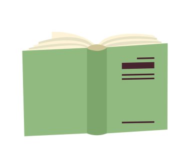 Vektör kitap simgesi. Çeşitli açılardan kitaplarda