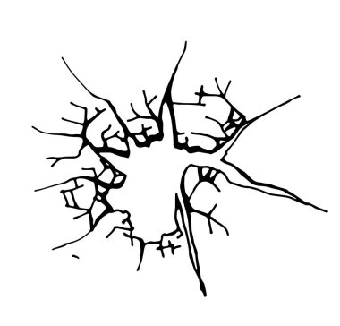 Kırık camlar, çatlaklar, camdaki kurşun izleri..