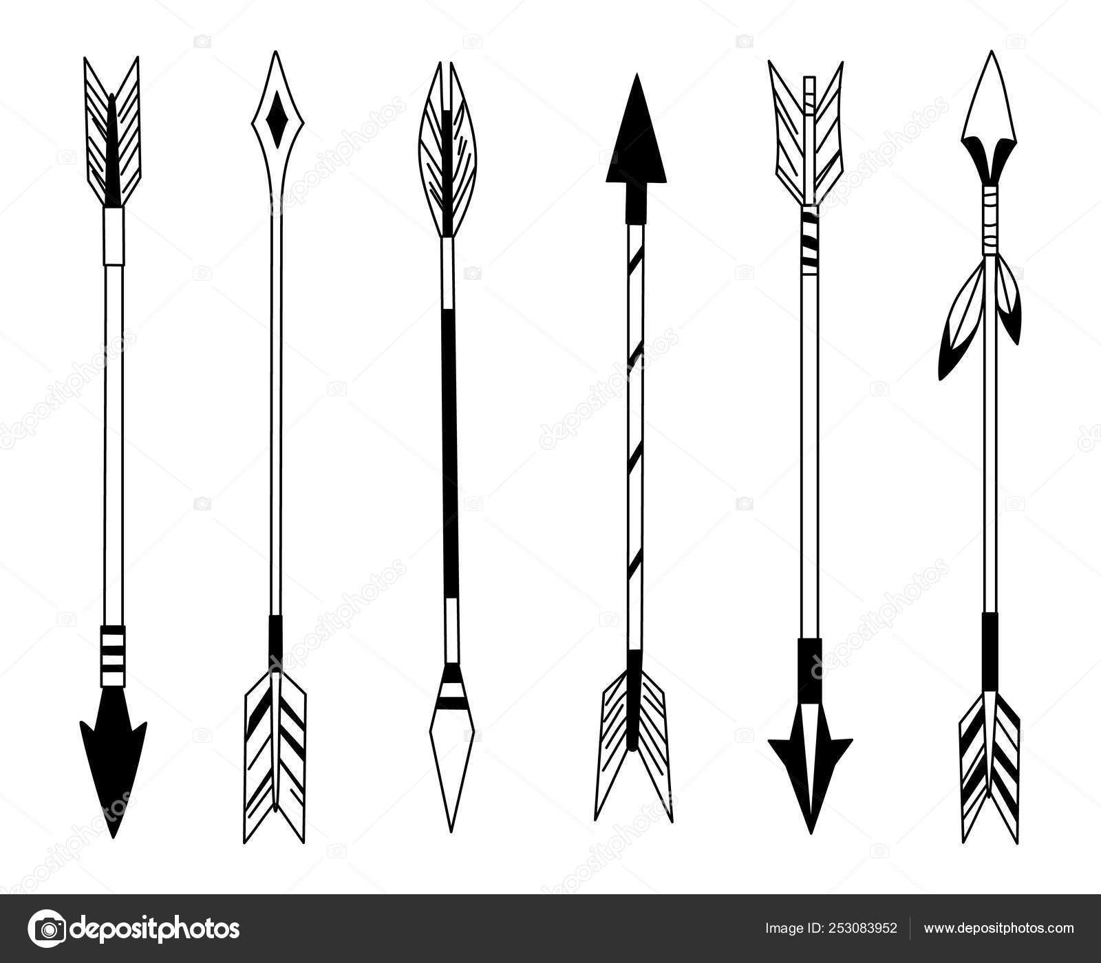 Stencil Tattoo Symbol 006 Arrows