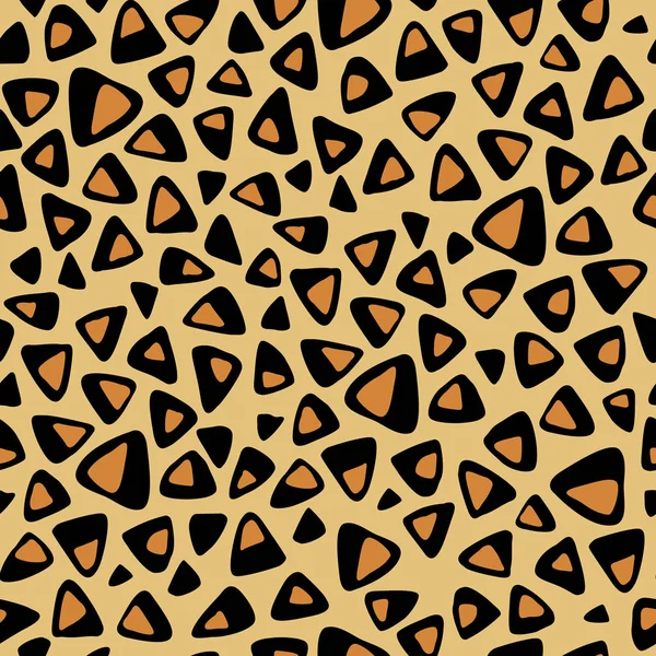 Texture sans couture léopard, imitation. Modèle vectoriel de répétition de peau de léopard . — Image vectorielle