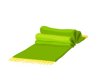 Banyo havlusu. Spa, plaj ve duş havlusu için tekstil kumaşı.