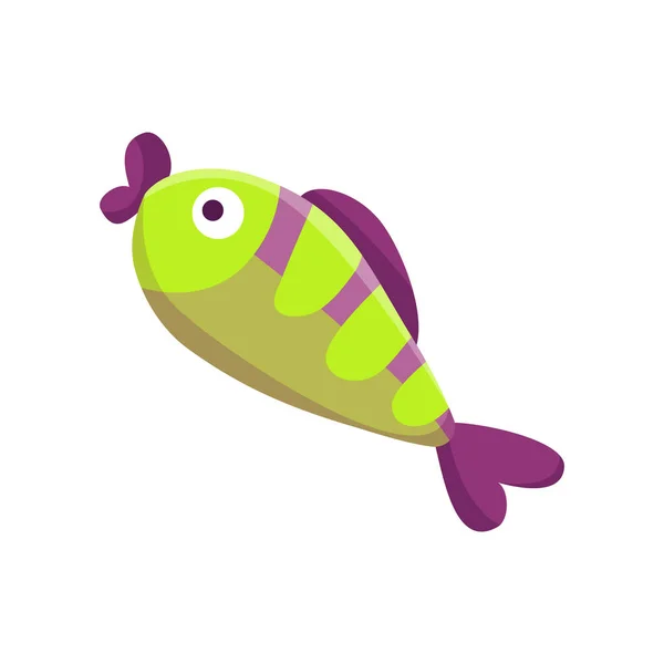 Children toy. Cute funny toy for little kid. Vector fish — Stock Vector