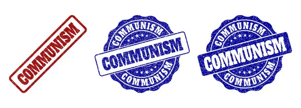 COMMUNISM Grunge Stamp Seals — Stock Vector