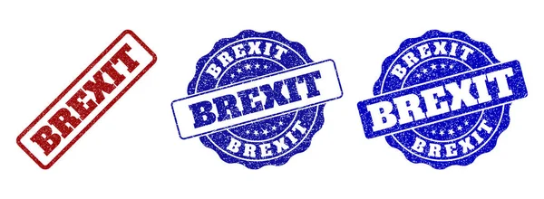 BREXIT Grunge Timbres cachets — Image vectorielle