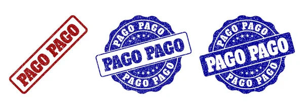 Segel Stamp Grunge PAGO - Stok Vektor