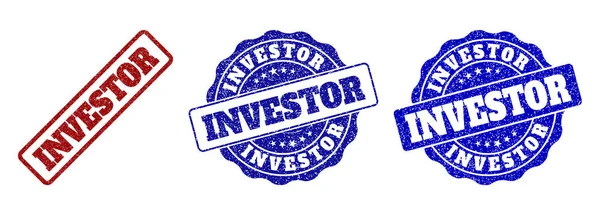 Inwestor porysowany pieczęć uszczelnienia — Wektor stockowy