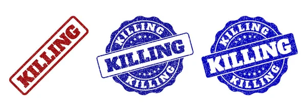 KILLING Grunge Sellos de sello — Vector de stock