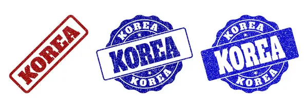 Kore damga mühürler çizik — Stok Vektör