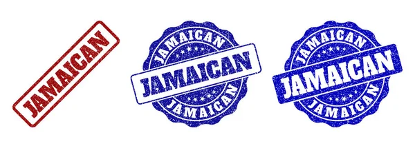 JAMAICAN Selos de carimbo raspado —  Vetores de Stock