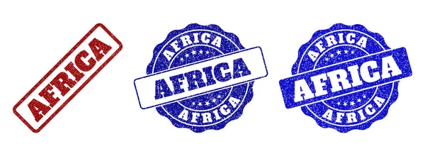 Afrika Grunge razítko těsnění — Stockový vektor
