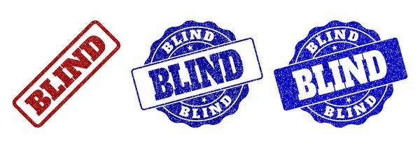 Sigilli francobolli Grunge BLIND — Vettoriale Stock