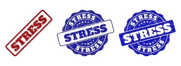 Stress gekrast stempel zeehonden — Stockvector