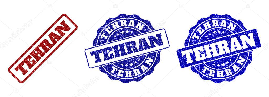 TEHRAN Scratched Stamp Seals