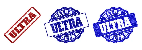 Sigilli francobolli ULTRA Grunge — Vettoriale Stock