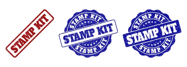 STAMP KIT Grunge Timbres cachets — Image vectorielle