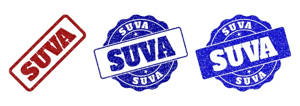 Sellos de sello SUVA Grunge — Vector de stock