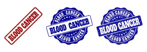 Segel Stamp CANCER BLOOD Grunge - Stok Vektor