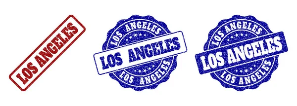 LOS ÁNGELES Sellos Grunge Stamp — Vector de stock