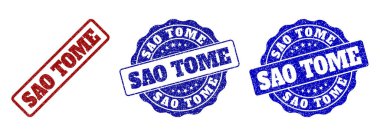 Sao Tome damga mühürler çizik