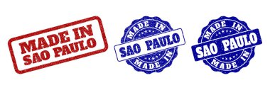 Sao Paulo çizik yapılmış damga mühürler